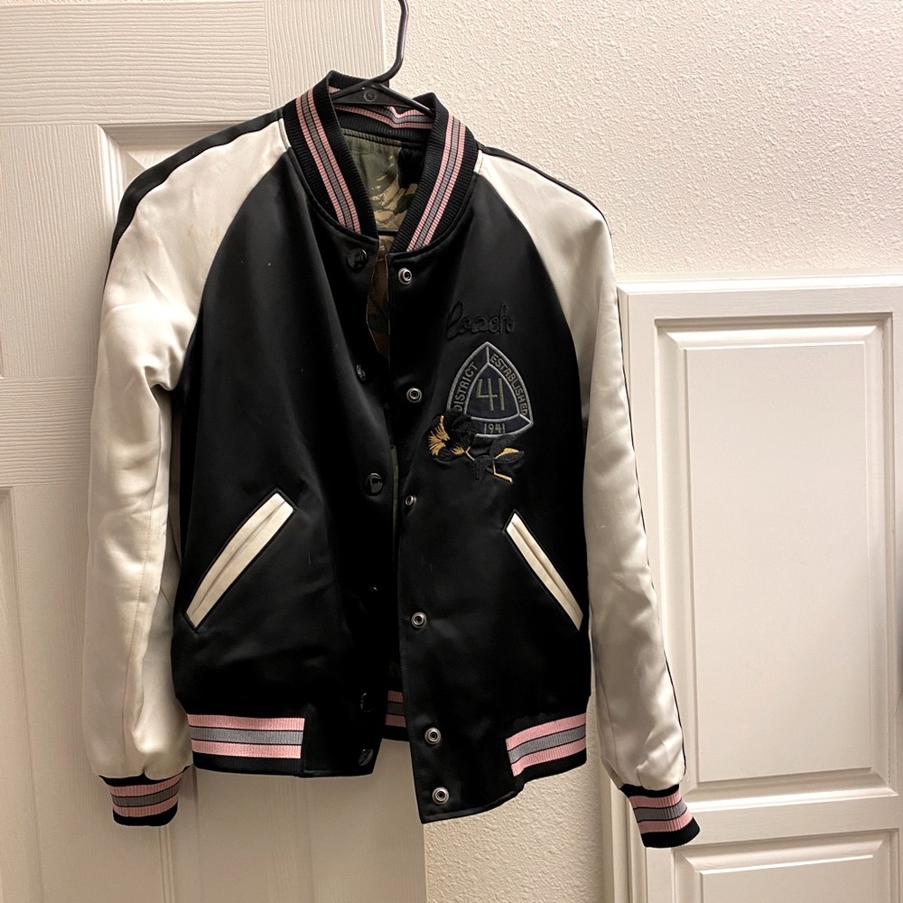 COACH Reversible Bomber Jacket - Picture 7 of 11